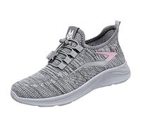 Sneaker da donna ortopediche da donna, antiscivolo, leggere, traspiranti, scarpe da ginnastica ortopediche, comode, da fitness, da tennis, da jogging, grigio., 41 EU