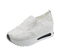 Sneaker da donna per il tempo libero, slip on slipper, sottili, traspiranti, spesse, per la formazione del suolo, comode, per attività all'aperto, viaggi, sport, tempo libero, scarpe da ginnastica da