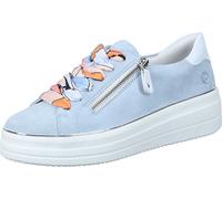 Sneaker Da Donna Remonte Color Pastello Con Lacci Colorati In Pelle D1C06