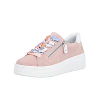 Sneaker Da Donna Remonte In Pelle Con Lacci Colorati D1C06