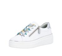 Sneaker Da Donna Remonte In Pelle Con Lacci Colorati D1C06