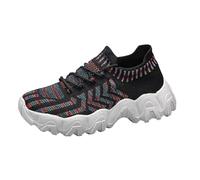 Sneaker da donna, scarpe da corsa, scarpe da ginnastica, taglia 36, 46, uguali cuciture in rete, colore suola spessa, rialzo, padre, fitness, jogging, sneakers per uomini e donne, sneakers beige da