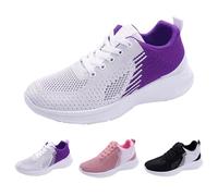 Sneaker da donna, scarpe da ginnastica leggere, antiscivolo, comode da corsa, traspiranti, scarpe da trekking, scarpe da trekking morbide, per attività all'aria aperta, semplici, Lilla, 38 EU