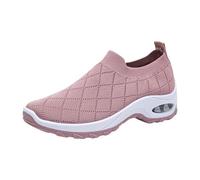 Sneaker da donna, scarpe da ginnastica, scarpe sportive ortopediche, da donna, leggere, larghe, traspiranti, per il tempo libero, comode, per l'estate, scarpe da ginnastica grigie da donna, Colore