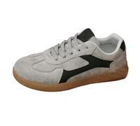 Sneaker da Donna Stile retrò Suola in Gomma Vera Pelle Scarpe da Tennis Classiche Scarpe Comode per Il Tempo Libero Scarpe da Camminata Scarpe da Walking Leggere Low-Top Scarpe da Ginnastica