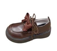 Sneaker da donna traspiranti, scarpe da passeggio, punta rotonda, in tessuto antiscivolo, per camminare, da jogging, leggere, per il fitness, per la corsa su strada, marrone, 39 EU