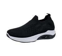 Sneaker da passeggio da donna confortevole - Scarpa comfort ortopedica, Nero , 39 EU