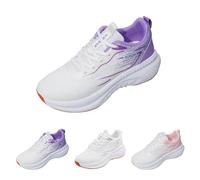 Sneaker da uomo e donna, con assorbimento degli urti, scarpe da corsa ortopediche, per esterni, traspiranti, ergonomiche, per il fitness, leggere, per tutte le stagioni, Lilla, 36 EU