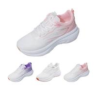 Sneaker da uomo e donna, con assorbimento degli urti, scarpe da corsa ortopediche, per esterni, traspiranti, ergonomiche, per il fitness, leggere, per tutte le stagioni, Colore: rosa., 37 EU