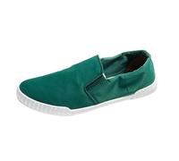 Sneaker da uomo in tela bassa, leggere, traspiranti, a piedi nudi, scarpe da corsa, classiche, alla moda, scarpe da tennis, semplici e comode, scarpe casual basse per il tempo libero, Z1 verde., 44 EU