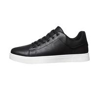 Sneaker da uomo Low Lace Up, scarpe casual, senza tempo, per un look versatile, sportivo ed elegante, scarpe basse con lacci, traspiranti, per il tempo libero, morbide e antiscivolo, Nero , 43 EU