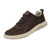 Sneaker da uomo, suola morbida, scarpe sportive con lacci, scarpe da ginnastica, traspiranti, comode, antiscivolo, con lacci, casual, per il fitness, per gli uomini, marrone, 39 EU