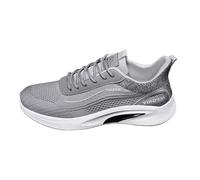 Sneaker da uomo versatili per primavera, tempo libero e attività all'aperto con suola morbida Roma scarpe da uomo, grigio., 43 EU