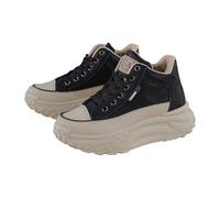 Sneaker Damen Modische Freizeitschuhe mit Dicker Sohle High-Top Plateau Laufschuhe Bequeme Schnür Schulschuhe Frauen Elevate Shoes Lässig rutschfeste Sportschuhe Atmungsaktive Walkingschuhe