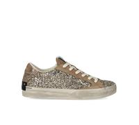 SNEAKER DISTRESSED GLITTER ORO CRIME LONDON 37