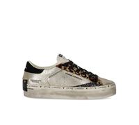 SNEAKER DISTRESSED PLATFORM ORO CRIME LONDON 37