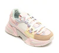 Sneaker donna multicolore pastello con suola spessa e effetto color block, stile urban È un ottimo posto per essere di persona, scarpe da ginnastica, grosse femme multicolori e semelle.È un'esperienza