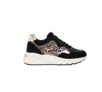 Nero Giardini E512864D Sneakers Donna in Suede, Pelle E Materiale Tecnico - Nero 39 EU