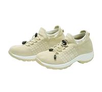 Sneaker Donna Ortopedica Confortevole per Sport, Basket Compensata Donna Chic, Sneakers Morbida Suola Antiscivolo Da Camminare Comfort Con Supporto Voute Plantare Fitness Tennis, beige, 43 EU