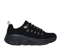 Skechers D'Lux Walker 2.0 Golden Step, Scarpe da Ginnastica Donna, Black Leather/Rose Gold Trim, 37 EU
