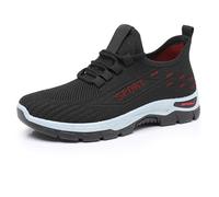 Sneaker Donna Sport Mesh Leggero Slip on Ortopedico Scarpe da Running Piattaforma Elegante Estate Scarpe Da Ginnastica Outdoor Outdoor Palestra, Nero 6, 39 EU