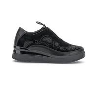 Sneaker Donna Stonefly Cream 21 Velour Laminated Nera - 219980000