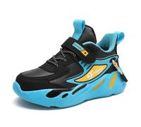 Sneaker estive ragazzi 37 scarpe da corsa leggere e traspiranti, antiscivolo, scarpe sportive casual per bambini fino a ragazzi grandi da 3 a 14 anni scarpe da corsa da uomo, Nero , 31 EU