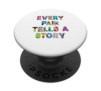 Sneaker Head Ogni paio racconta una storia Sneaker PopSockets PopGrip Adesivo