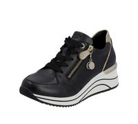 Sneaker In Pelle Remonte Da Donna In Larghezza H Con Soletta Rimovibile D0T03