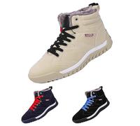 Sneaker invernali da uomo, impermeabili, foderate, per tutti i giorni, da | Scarpe sportive da uomo, bianche, antiscivolo, per attività all'aperto, comode, calde, con lacci, invernali, taglia 39-48