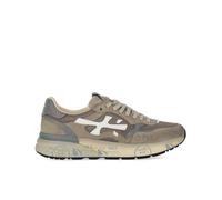 PREMIATA MICKO.1 VAR. 8118 - Sneakers da Uomo in Mesh Tecnico, Pelle e Suede (camoscio) - Colore Tortora e Grigio Neutro - Size 43