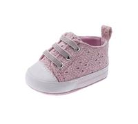 Sneaker neonato con stringhe elasticizzate