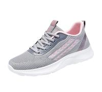 Sneaker ortopediche da donna, in rete traspirante, casual, con lacci, con memory foam, antiscivolo, leggere, da lavoro, per infermieri, supporto per arco plantare, scarpe da tennis, comode per