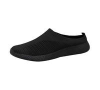 Sneaker ortopediche da donna, scarpe sportive da donna, per palestra, shock assorbente, scarpe da passeggio, scarpe da jogging, casual, morbide, con suola bianca, scarpe da corsa, Nero , 43 EU