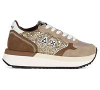 SUN68 Sneakers Donna Basse con Platform Z44217 43 Big Ally Glitter Taglia 41 Oro