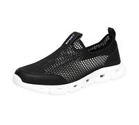 Sneaker Senza Legare Lacci Per Gli Uomini di Modo Da Corsa Scarpe Da Tennis Traspirante Mesh Leggero Scarpe Da Montagna Outdoor Confortevole Scarpe Da Ginnastica Da Uomo Trail Running Scarpe Suola