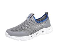 Sneaker Senza Legare Lacci Per Gli Uomini di Modo Da Corsa Scarpe Da Tennis Traspirante Mesh Leggero Scarpe Da Montagna Outdoor Confortevole Scarpe Da Ginnastica Da Uomo Trail Running Scarpe Suola