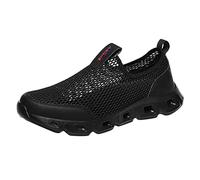 Sneaker Senza Legare Lacci Per Gli Uomini di Modo Da Corsa Scarpe Da Tennis Traspirante Mesh Leggero Scarpe Da Montagna Outdoor Confortevole Scarpe Da Ginnastica Da Uomo Trail Running Scarpe Suola