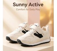 Sneaker slip-on con chiusura a strappo per bambini e bambine, scarpe comode e versatili per il ritorno a scuola, ideali per tutte le stagioni e le attività all'aperto EUR34,EUR35,EUR36,EUR26,EUR27,EUR