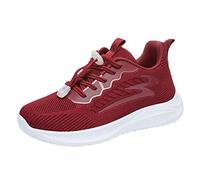 Sneaker Sport Donna Basket Running Donna Scarpa Ortopedica Donne Scarpe Da Corsa Donne Sport Tempo Libero Confortevole Comfort Traspirante Basket, 4 rosso, 40 EU