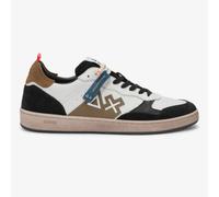 Sneaker SUN68 Urban Basket Z46147_3193 in pelle bianco multi