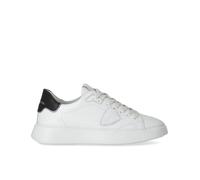 SNEAKER TEMPLE PELLE BIANCO NERO PHILIPPE MODEL 39