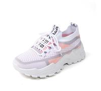 Sneaker traspiranti per il tempo libero da donna con chiusura elastica, tacco piatto, ideali per tutti i giorni, vacanze, spiaggia e appuntamenti, combinabili con pantaloncini, jeans, pantaloni lunghi