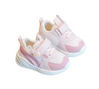 Sneaker Unisex Bambini con Chiusura a Strappo Pantofole Ragazze Ragazzi Carine Scarpe Primi Passi Mesh Piccole Suola Morbida Flessibili Primo Bambino Sviluppo Scarpe da Strada Leggere Antiscivolo