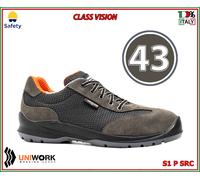 Sneaker Uomo Categoria S1 Safety Uniwork Working Shoes Breezy 100% Made in Italy