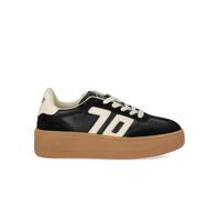 SNEAKER XXL IN NAPPA NERA BACK70 40