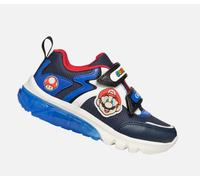Sneakers a strappo Geox Ciberdron Super Mario da Bambino con luci