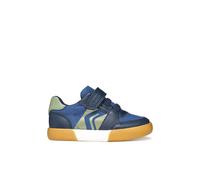 Geox Ragazzo B GISLI Boy A Sneaker, Navy/Olive, 24 EU