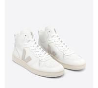 Veja V-15 LEATHER men High-& Midtop white in taglia:42