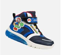 Sneakers alte elastici e strappo Geox Ciberdron Super Mario da Bambino con luci